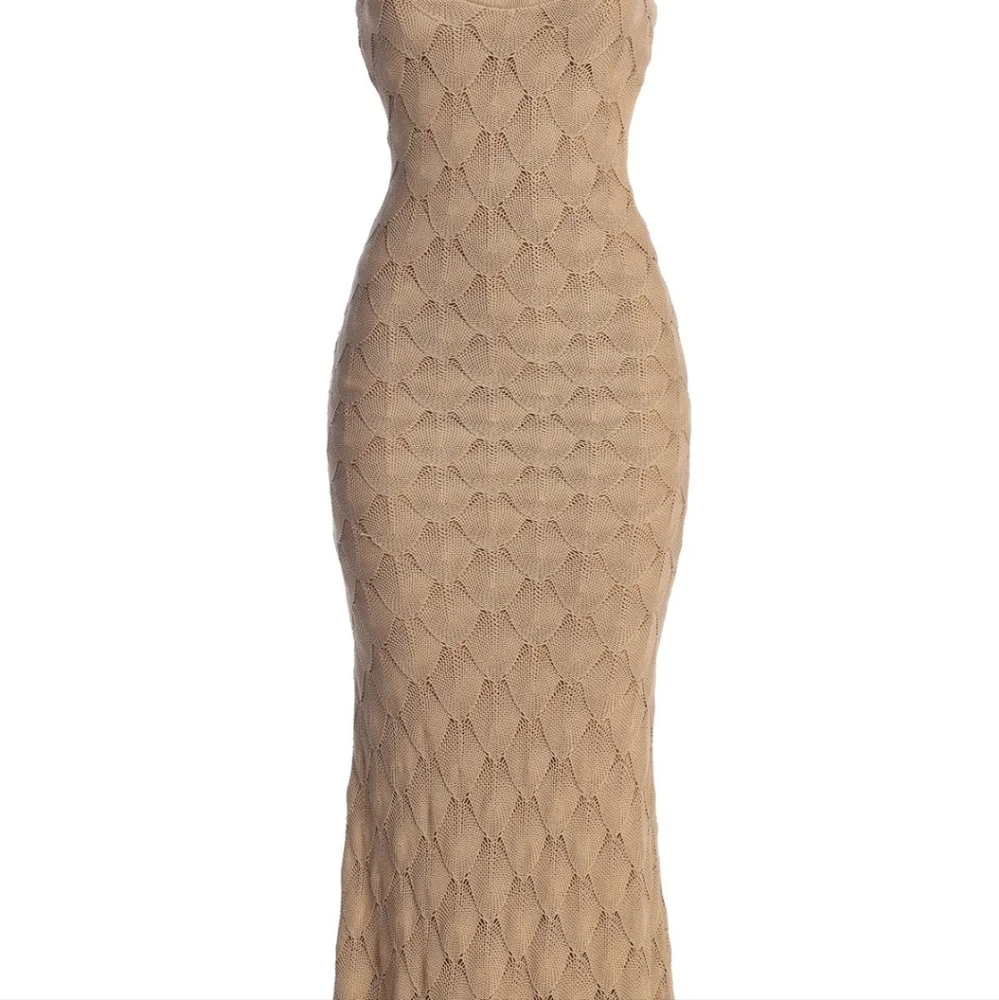 Elegant Tan  Dress - Picture 9 of 13